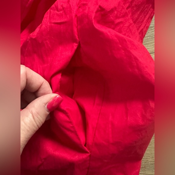 Tuckernuck womens size XS Red Button-Down Shirt Dress NWT - Picture 3 of 4